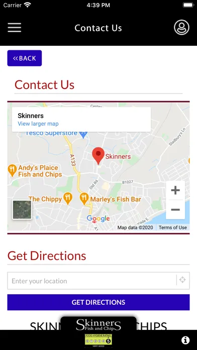SKINNERS FISH & CHIPS 스크린샷