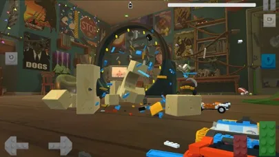 ภาพหน้าจอของ Blocky Toy Car Crash V