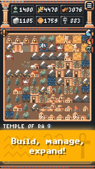Tiny Pharaoh: Pixel Strategy Screenshots