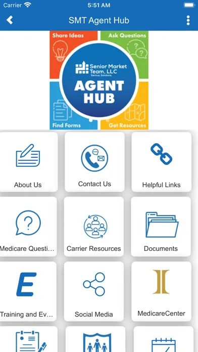 Capturas de pantalla de SMT Agent Hub App