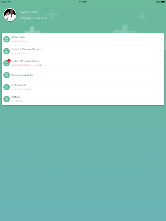 Livia Health iPad 应用截图