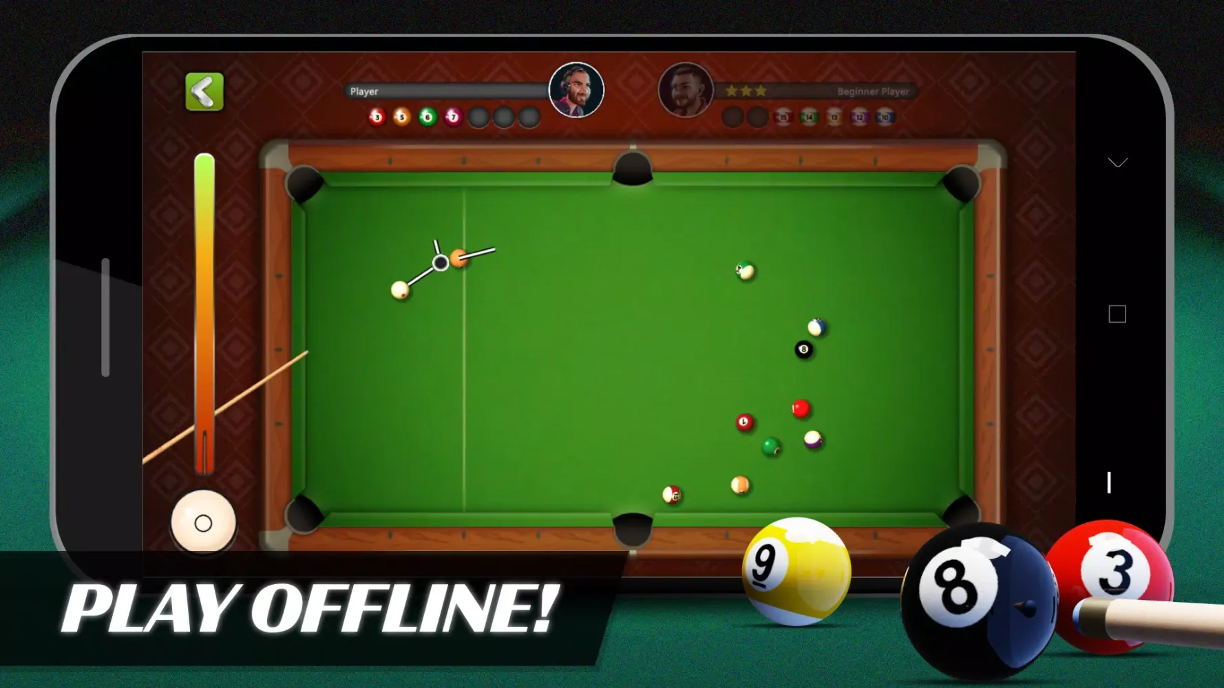 Tangkapan layar 8 Ball Billiards Offline Pool