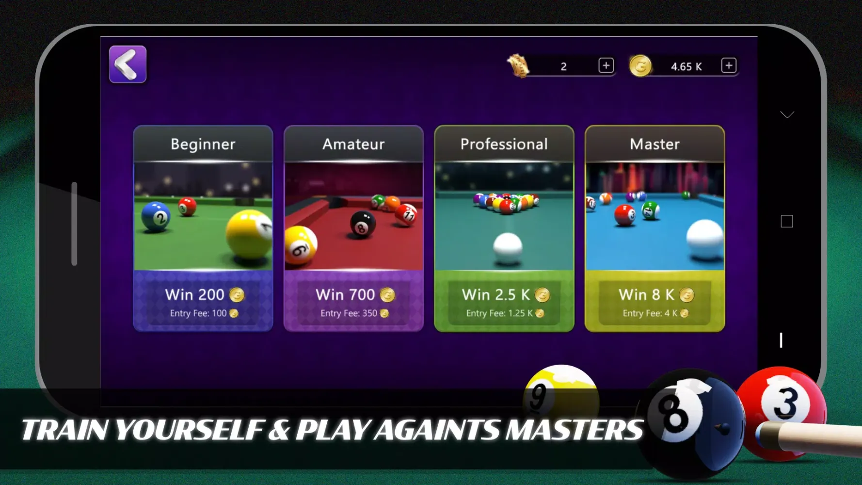 Tangkapan layar 8 Ball Billiards Offline Pool