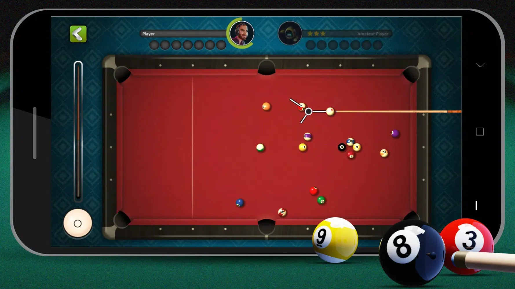 Tangkapan layar 8 Ball Billiards Offline Pool