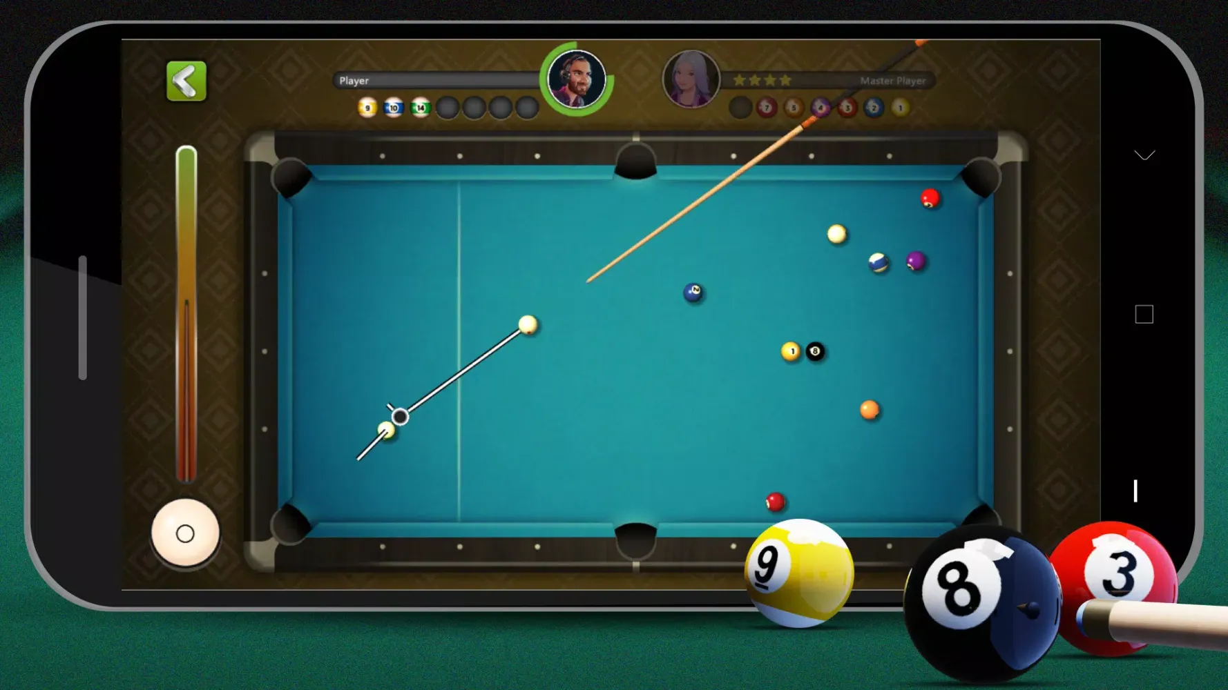 Tangkapan layar 8 Ball Billiards Offline Pool