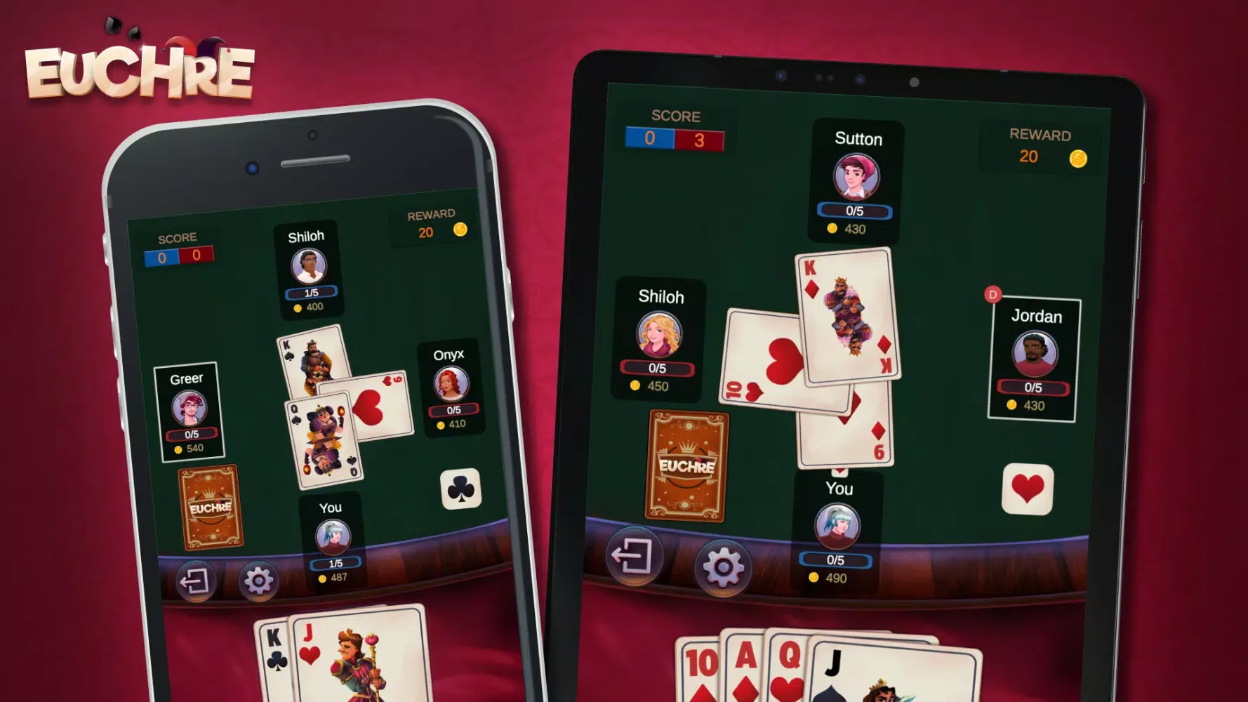 Euchre應用截圖