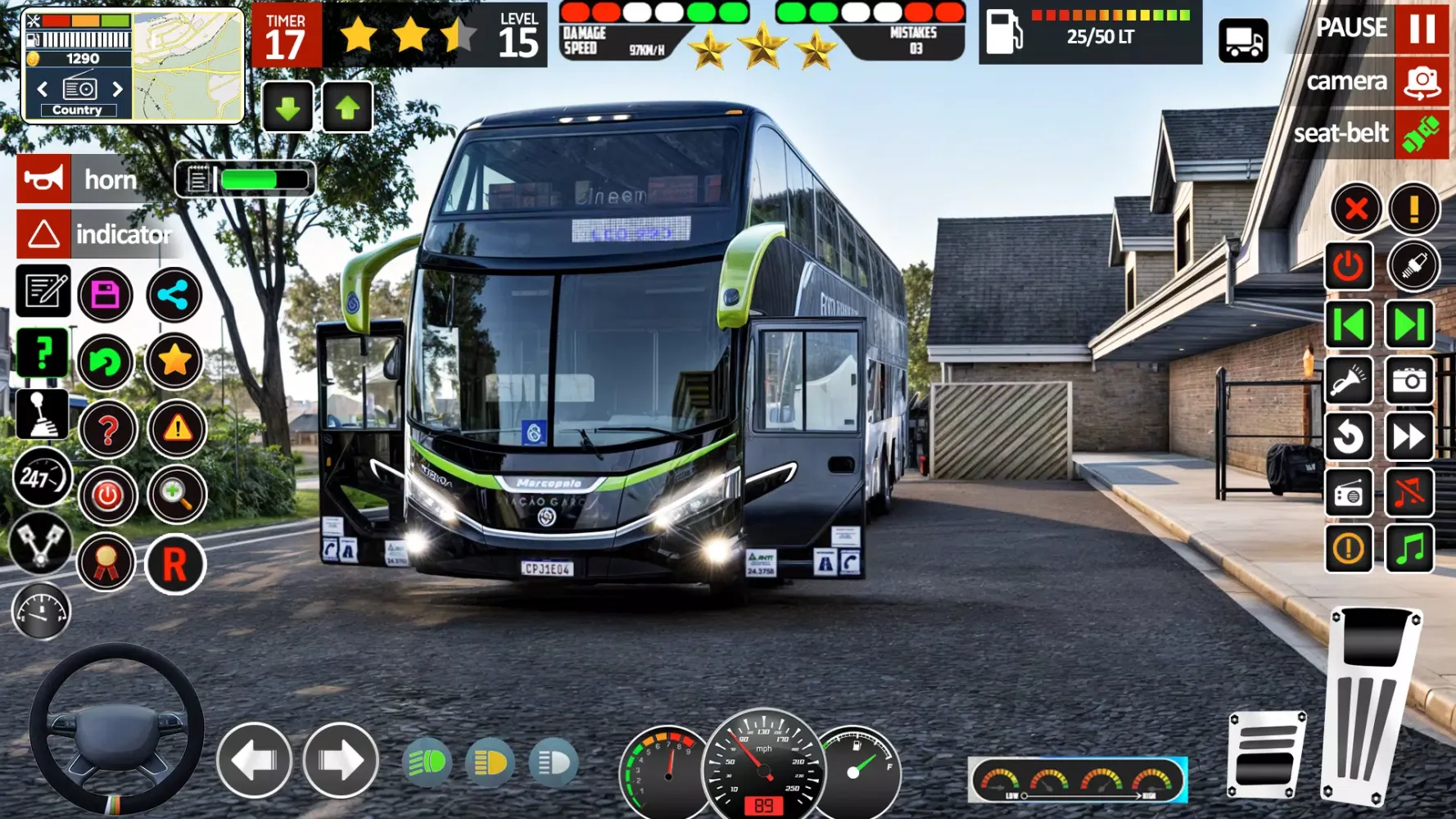 Euro Bus Game Simulator 3D سکرین شاٹس