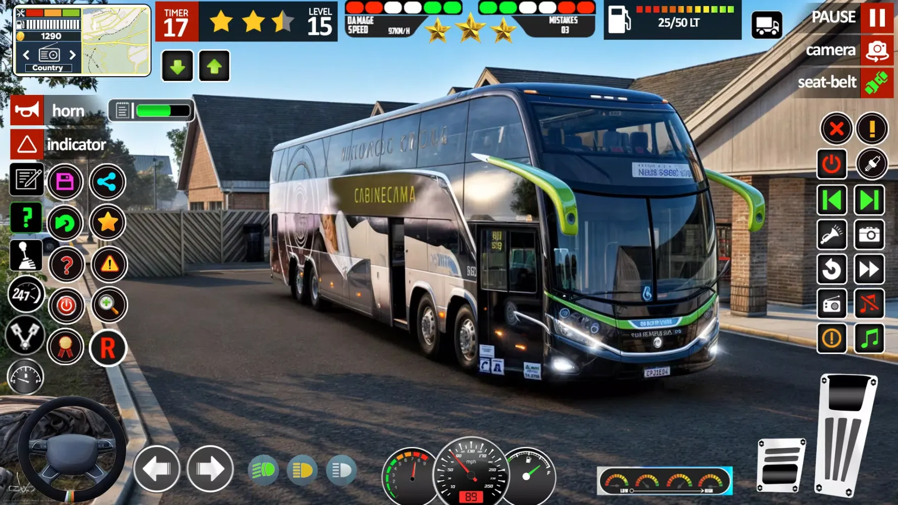 Euro Bus Game Simulator 3D سکرین شاٹس