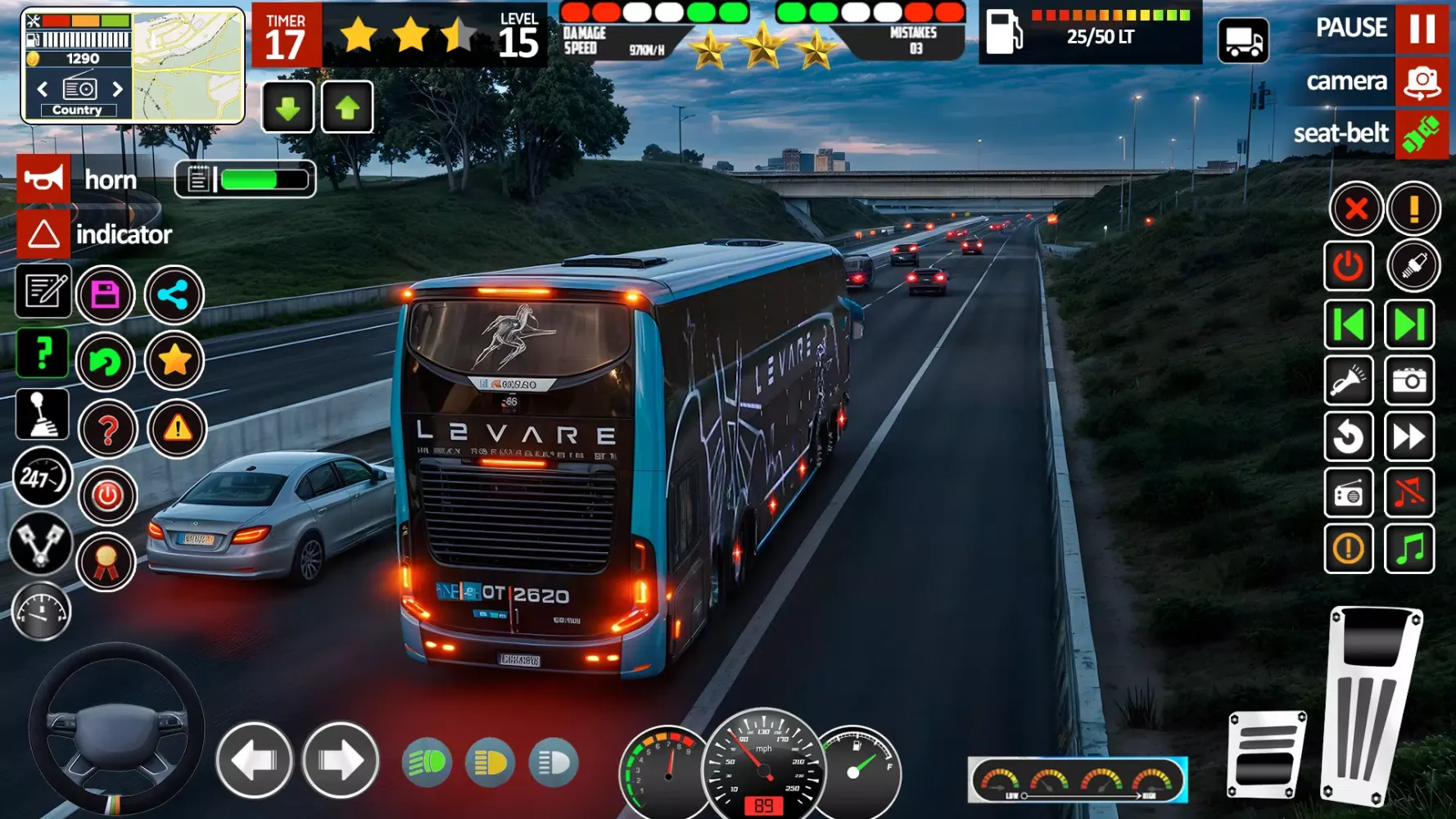 Euro Bus Game Simulator 3D سکرین شاٹس