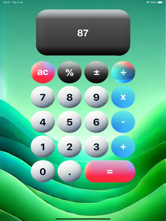 Tangkapan layar Calculator - Easy Maths iPad 