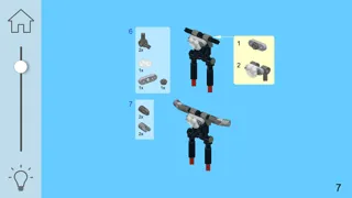 3-Wheel Moto for LEGO Creator 31018 x 2 Sets - Building Instructions سکرین شاٹس