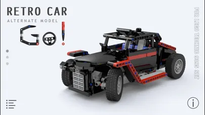 Tangkapan skrin Retro Car for LEGO 9395 Set
