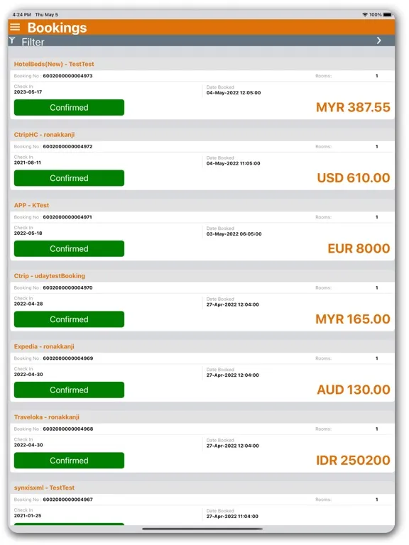 Capturas de pantalla de STAAH iPad 