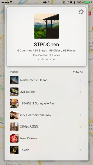 Tangkapan layar Places - Your Life Recorder