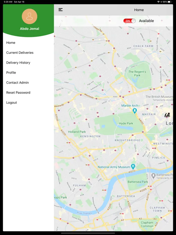 Скриншоты STS DRIVER iPad 