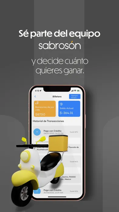 Captures d'écran de SABROSÓN Repartidor