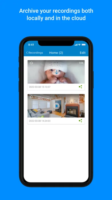 Captures d'écran de SafeCamApp