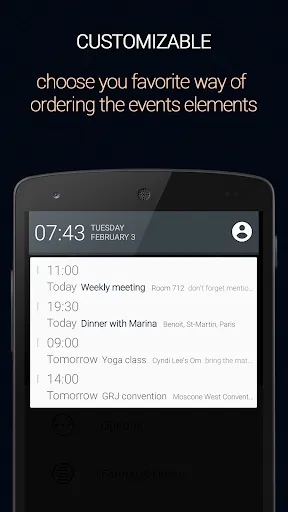 Calendar Status Pro Screenshots