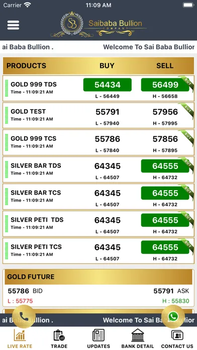 Saibaba Bullion स्क्रीनशॉट
