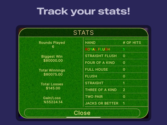 صور True Video Poker iPad 