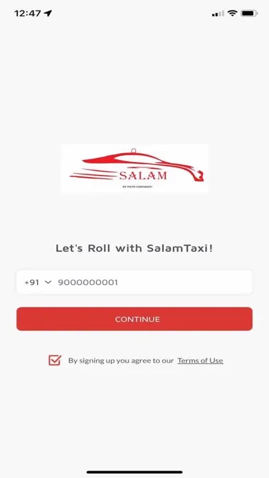 Zrzuty ekranu Salam-Taxi