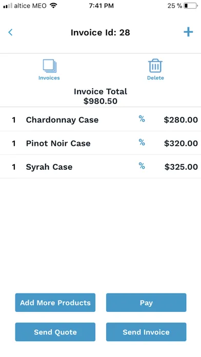 Invoice by SalesVu スクリーンショット