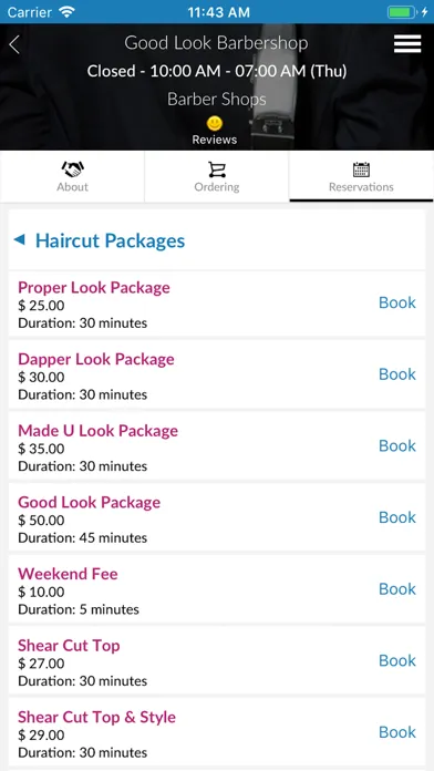 Скриншоты Good Look Barber Shop