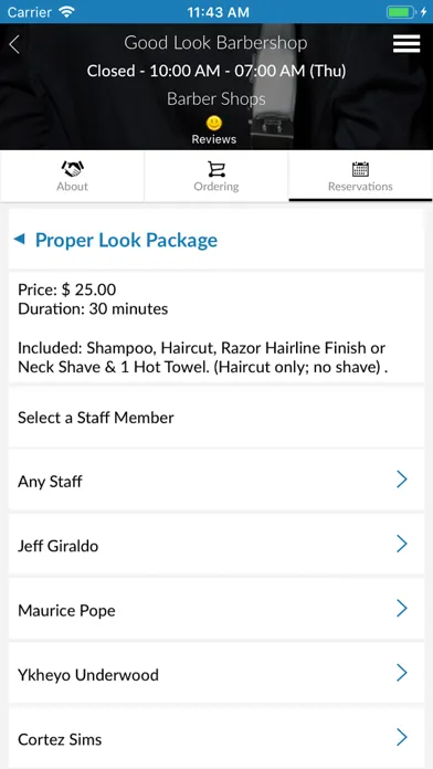 Скриншоты Good Look Barber Shop