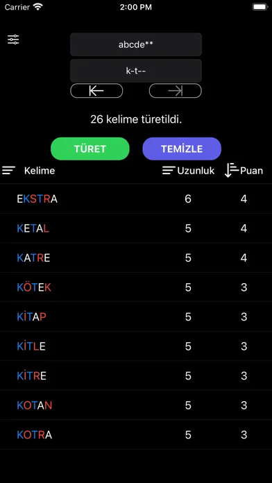 Kelime Tüyo - Sözlük スクリーンショット