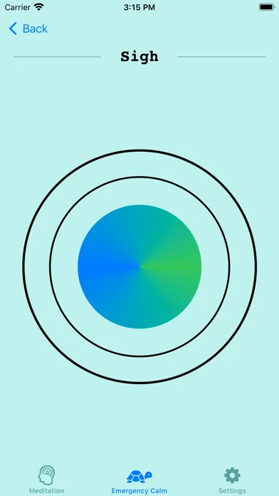 Capturas de tela do Stillness +