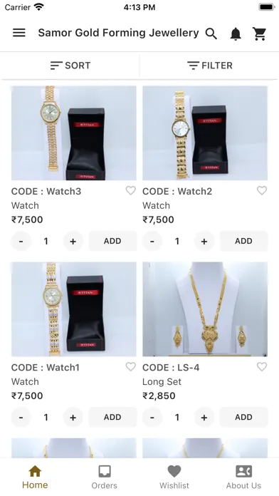 Ảnh chụp màn hình của Samor Gold Forming Jewellery