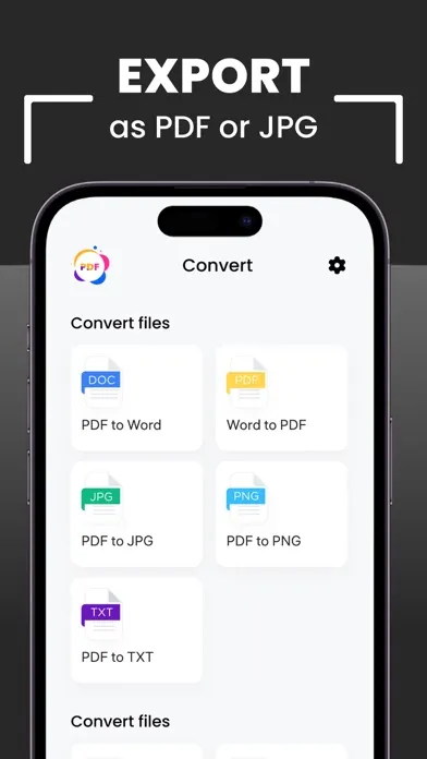 Captures d'écran de PDF Scanner - Doc Converter