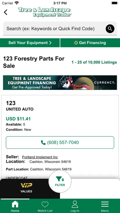 ภาพหน้าจอของ TreeTrader
