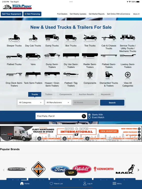 Zrzuty ekranu Truck Paper iPad 