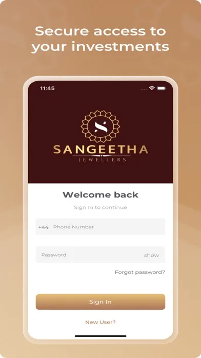 Ảnh chụp màn hình của Sangeetha Jewellers