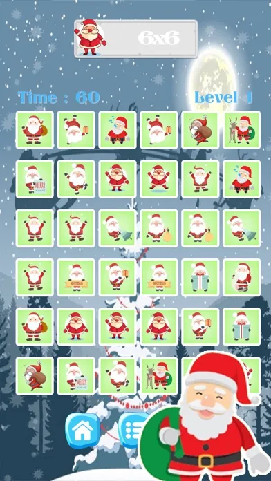 Captures d'écran de Santa Claus & Christmas Match Find The Pairs