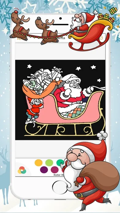 تصاویر Santa Claus - Merry Christmas Coloring Book