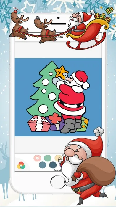 تصاویر Santa Claus - Merry Christmas Coloring Book