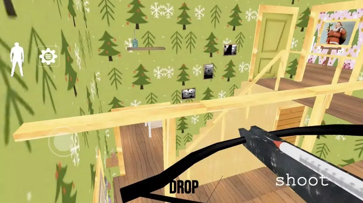 Screenshot di Scary Santa horror game