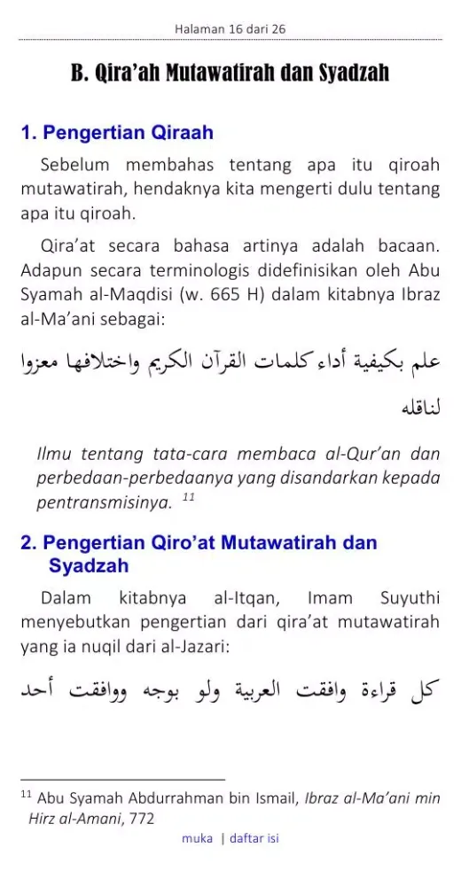 Al-Quran dan Qiraah Syadzah Screenshots