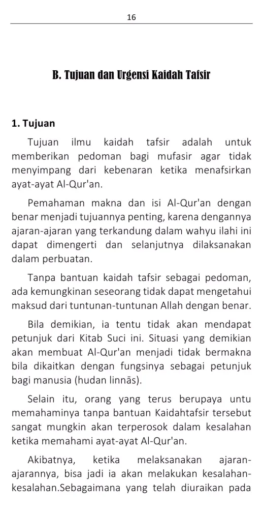 Screenshot di Kaidah Tafsir By Ahmad Sarwat