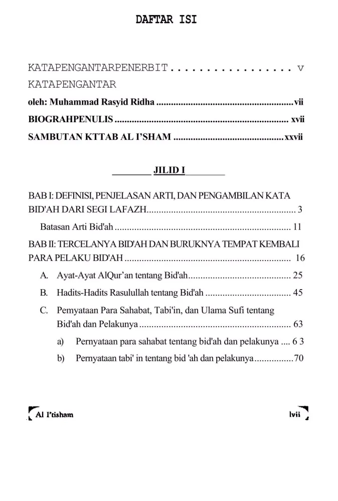 Capturas de pantalla de Al I'thisham Buku Bid'ah Sunah