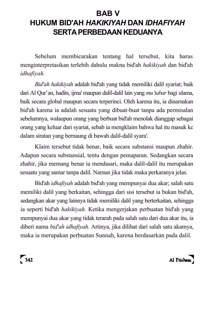 Capturas de pantalla de Al I'thisham Buku Bid'ah Sunah