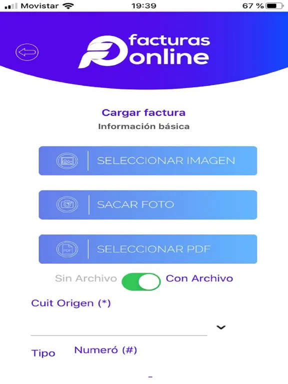 Facturas Online iPad 应用截图