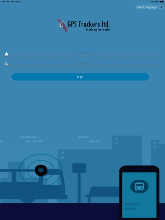 GPS Trackers Ltd iPad  স্ক্রিনশট