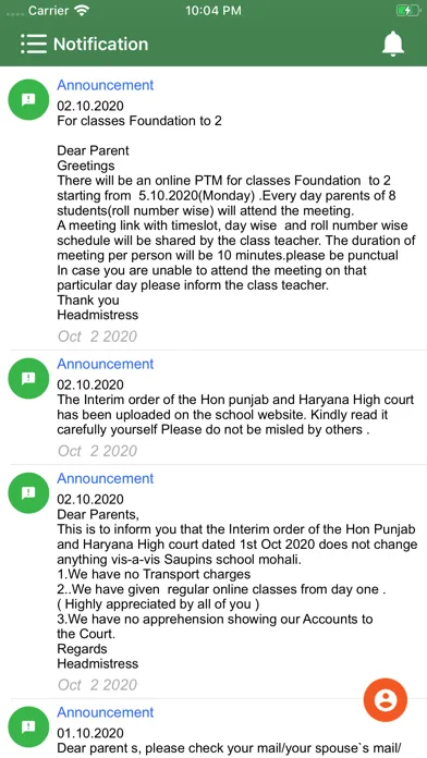 Capturas de pantalla de Saupin's School,Mohali