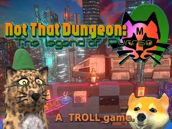 Tangkapan layar Not That Dungeon: Troll Parody iPad