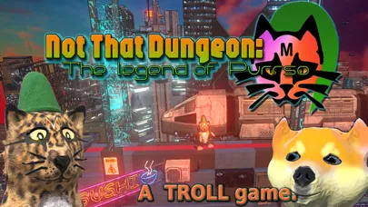 Tangkapan layar Not That Dungeon: Troll Parody
