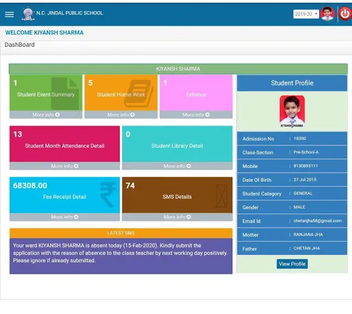 NC Jindal Public School Screenshots