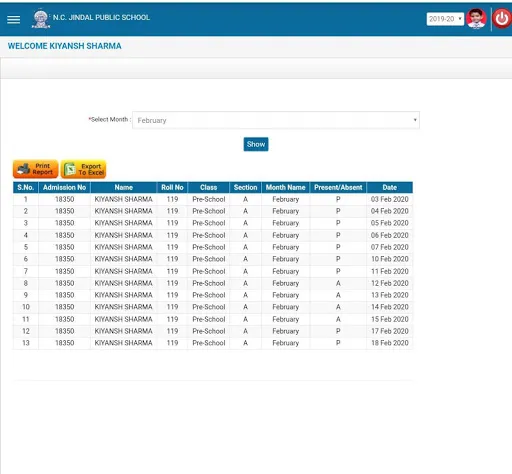 NC Jindal Public School Screenshots